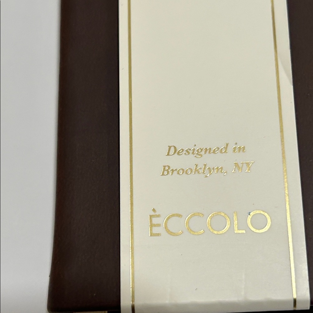 Eccolo Dark Brown Journal with Cream Ribbon - Picture 4 of 7